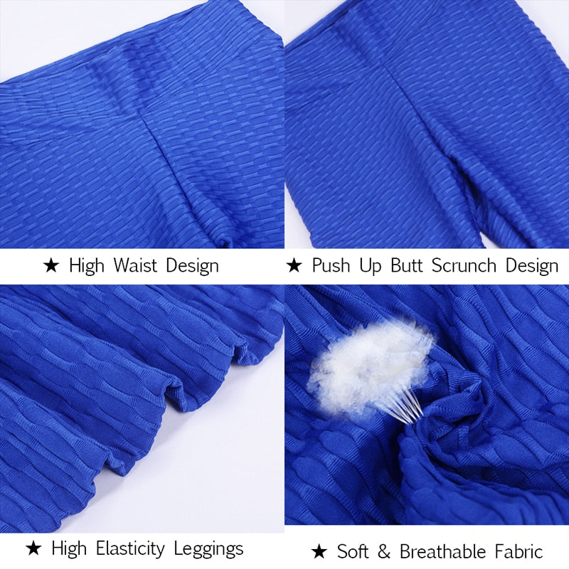 Women Butt Yoga Pants Sexy Seamless Fitness Sport Leggings Tummy Control Gym High Waist Solid Compression Tights | Vimost Shop.