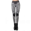 Mask Paisley Mandala Skull Leggings for Women Leggins Digital Print Sexy Fantastic Ankle Pant | Vimost Shop.