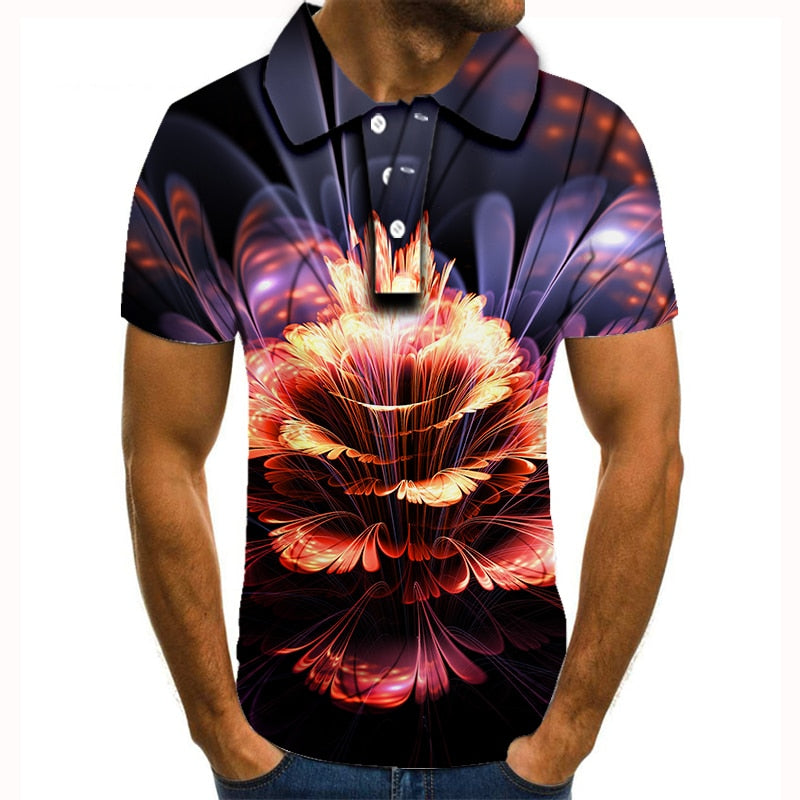 Polo shirt men men clothing polo shirt men Summer Men's Short Sleeve Polo Shirt High Quality Men Printed Polo Shirt | Vimost Shop.