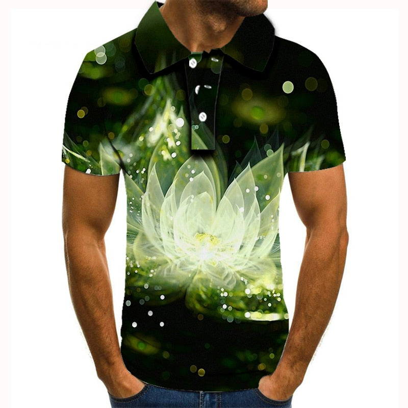 Polo shirt men men clothing polo shirt men Summer Men's Short Sleeve Polo Shirt High Quality Men Printed Polo Shirt | Vimost Shop.