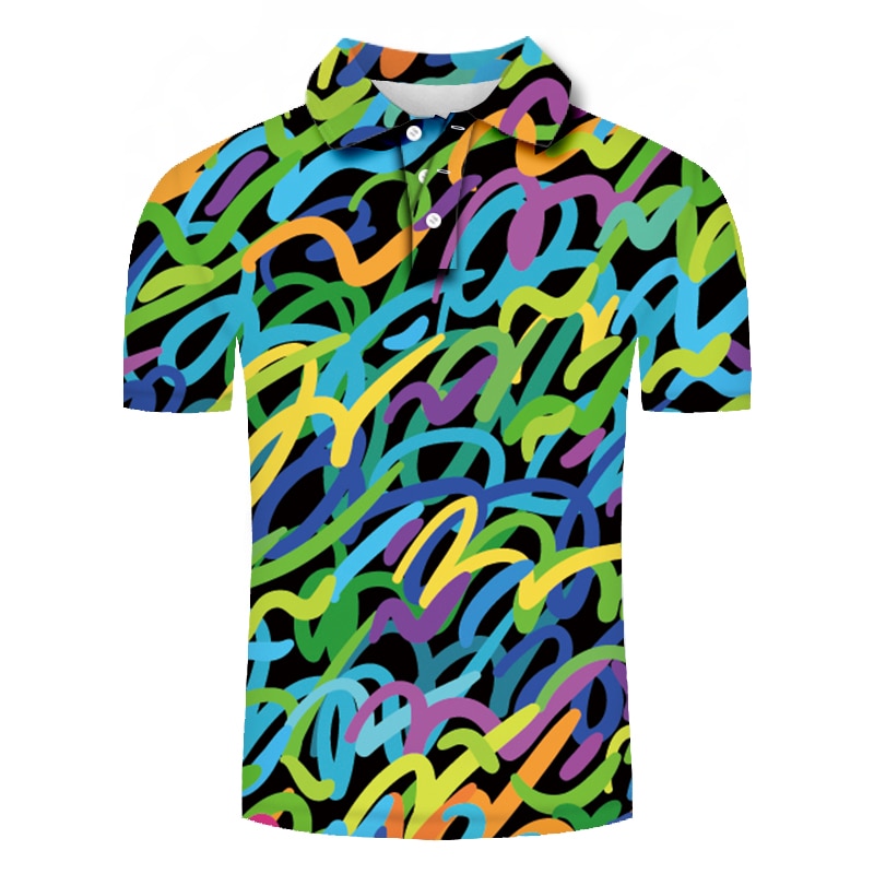 Polo shirt men men clothing polo shirt men Summer Men's Short Sleeve Polo Shirt High Quality Men Printed Polo Shirt | Vimost Shop.