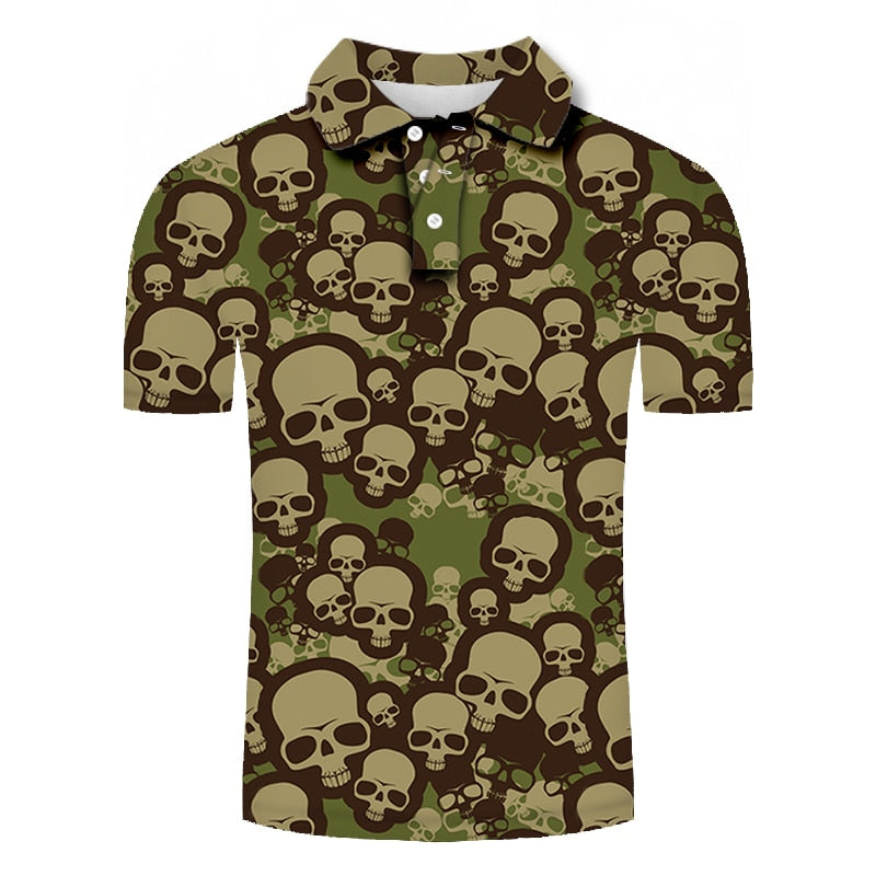 Polo shirt men men clothing polo shirt men Summer Men's Short Sleeve Polo Shirt High Quality Men Printed Polo Shirt | Vimost Shop.