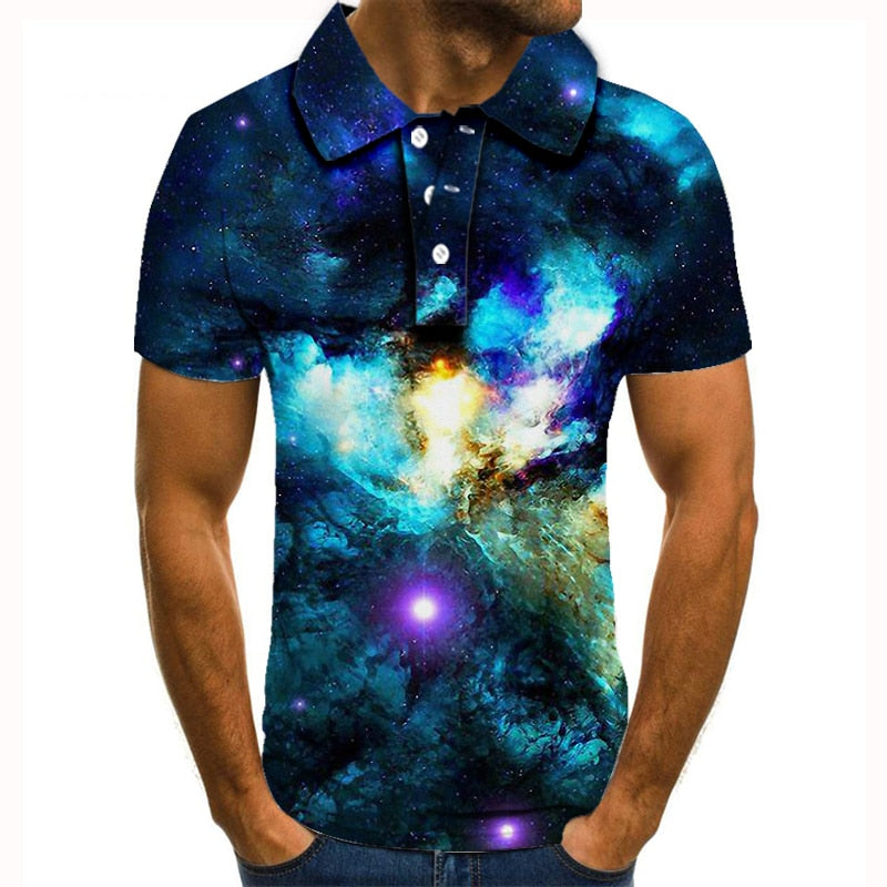 Polo shirt men men clothing polo shirt men Summer Men's Short Sleeve Polo Shirt High Quality Men Printed Polo Shirt | Vimost Shop.