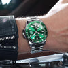 Mens Watches Top Brand Luxury Fashion Waterproof Luminous Hand Green Dial Quartz Sports Wristwatch Gifts for Men | Vimost Shop.