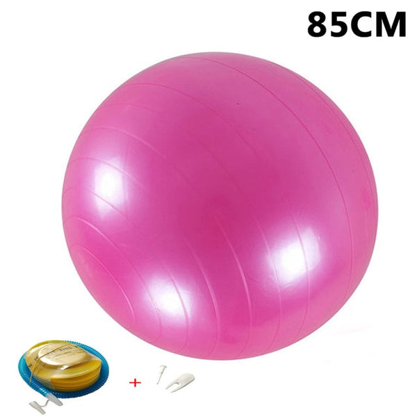 Yoga Balls Pilates Fitness Gym Balance Fitball Exercise Workout Ball 55/65/75/85CM with pump | Vimost Shop.