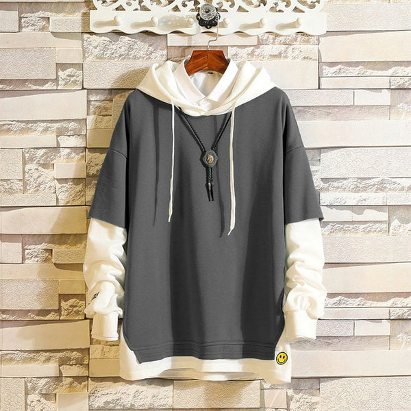 5XL Hoodies Sweatshirts Men Fake 2PAC Cotton Hooded Japanese Style Sweatshirt Mens Hip Hop Brown Causal Hoodiee Xxxtentacion | Vimost Shop.