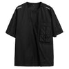 Hip Hop T Shirts Streetwear Men Loose Elastic Band Back Tops  Fashion Summer Harajuku Short Sleeves Shirts | Vimost Shop.