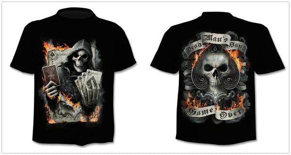 Skull graphic T-shirt horror men's T-shirt 3D fashion tops summer T-shirt men's O-neck shirt boy clothing plus size streetwear | Vimost Shop.
