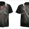 Skull graphic T-shirt horror men's T-shirt 3D fashion tops summer T-shirt men's O-neck shirt boy clothing plus size streetwear | Vimost Shop.