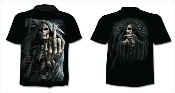 Skull graphic T-shirt horror men's T-shirt 3D fashion tops summer T-shirt men's O-neck shirt boy clothing plus size streetwear | Vimost Shop.