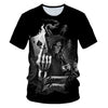 Skull Beauty Rock Cool 3D t shirts Mens Motorcycle Punk 3D Printed T shirt Men Clothes tshirt | Vimost Shop.