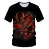 Skull Beauty Rock Cool 3D t shirts Mens Motorcycle Punk 3D Printed T shirt Men Clothes tshirt | Vimost Shop.