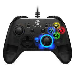 USB Wired Gaming Controller Gamepad with Asymmetric and Vibrating Motor Joystick for Windows 7/8/10 PC