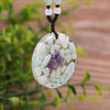 Amazonite Necklace Orgonite Energy Pendant Resin Jewelry Handcraft Pendant Gathering Wealth Brings Good Luck Woman Necklace | Vimost Shop.