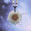 Amazonite Necklace Orgonite Energy Pendant Resin Jewelry Handcraft Pendant Gathering Wealth Brings Good Luck Woman Necklace | Vimost Shop.