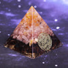 Orgone Energy Converter Orgonite Pyramid Natural Strawberry Crystal Soothe The Soul Stone That Change The Magnetic Field Of Life | Vimost Shop.