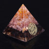 Orgone Energy Converter Orgonite Pyramid Natural Strawberry Crystal Soothe The Soul Stone That Change The Magnetic Field Of Life | Vimost Shop.