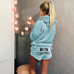 Pyjamas Animal Sleepwear Cat Female Pajama Women Homewear