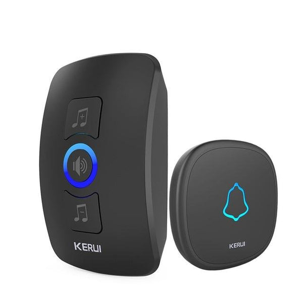 Home Security Welcome Wireless Doorbell Smart Chimes Doorbell Alarm LED light 32 Songs with Waterproof Touch Button | Vimost Shop.