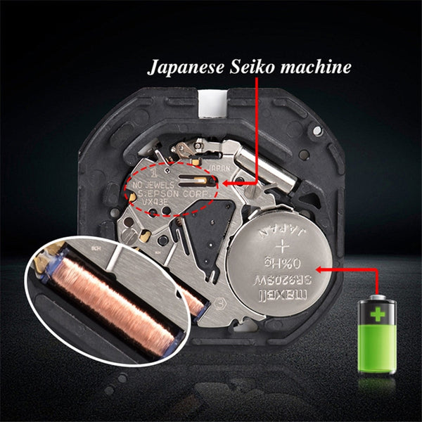 Men Wristwatches Quartz Movement Complete Calendar Wood Watch Week Display relogio masculino in Gift Box | Vimost Shop.