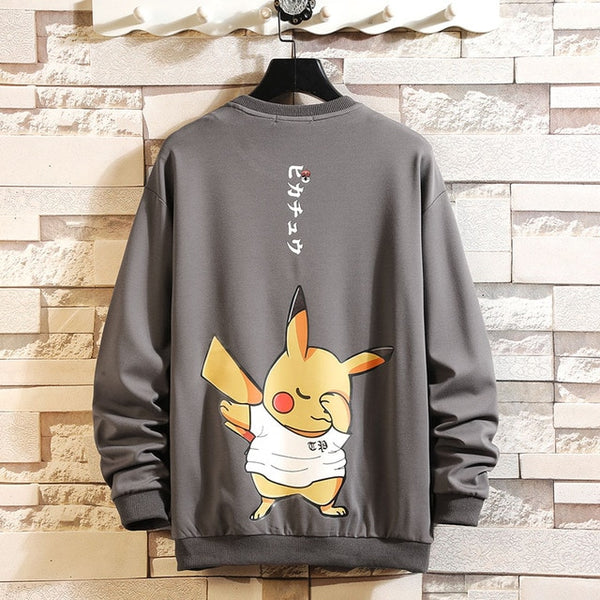5XL Anime Hoodies Men Black Hooded Japanese Style Cartoon Sweatshirt Mens Hip Hop Brown Causal Hoodiee No Xxxtentacion Loose | Vimost Shop.