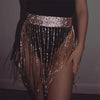 New Luxury Bling Rhinestone Belts Long Tassel Fringe Belt Gold Crystal Chain Wedding Bridal Belt Straps For Women Belt Accessory | Vimost Shop.