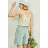 Minimalism Spring Summer Knitted Soft Solid Vest tops Women Causal Vneck sleeveless Camisole Top Women | Vimost Shop.
