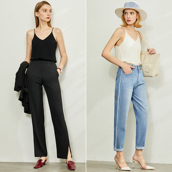 Minimalism Spring Summer Knitted Soft Solid Vest tops Women Causal Vneck sleeveless Camisole Top Women | Vimost Shop.