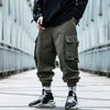 Hip Hop Boy Multi-pocket Elastic Waist Design Harem Pant Men Streetwear Punk Casual Trousers Jogger Male Dancing ins Pant | Vimost Shop.