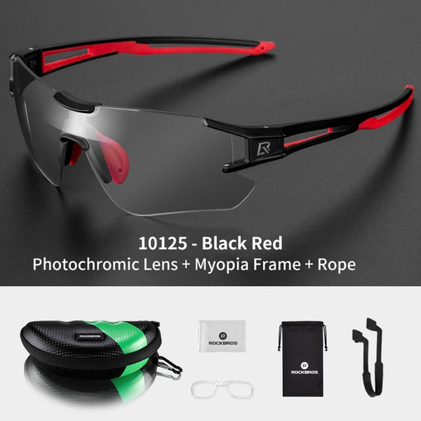 Photochromic Cycling Glasses Bike Bicycle Glasses Sports Men's Sunglasses MTB Road Cycling Eyewear Protection Goggles | Vimost Shop.