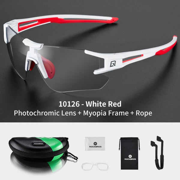 Photochromic Cycling Glasses Bike Bicycle Glasses Sports Men's Sunglasses MTB Road Cycling Eyewear Protection Goggles | Vimost Shop.