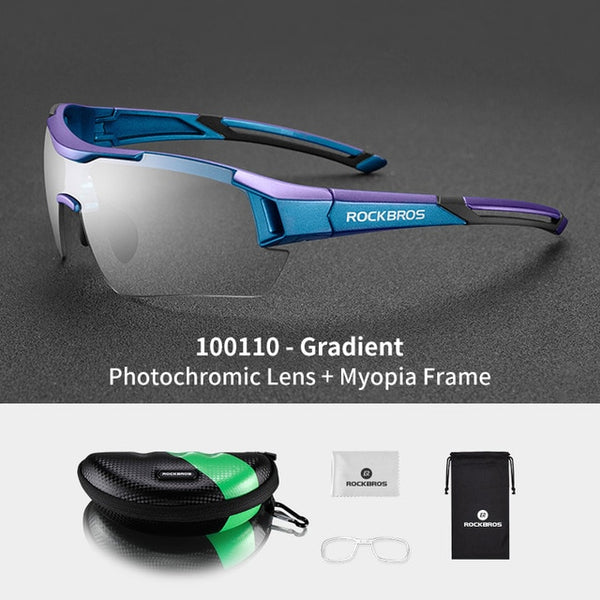Photochromic Cycling Glasses Bike Bicycle Glasses Sports Men's Sunglasses MTB Road Cycling Eyewear Protection Goggles | Vimost Shop.