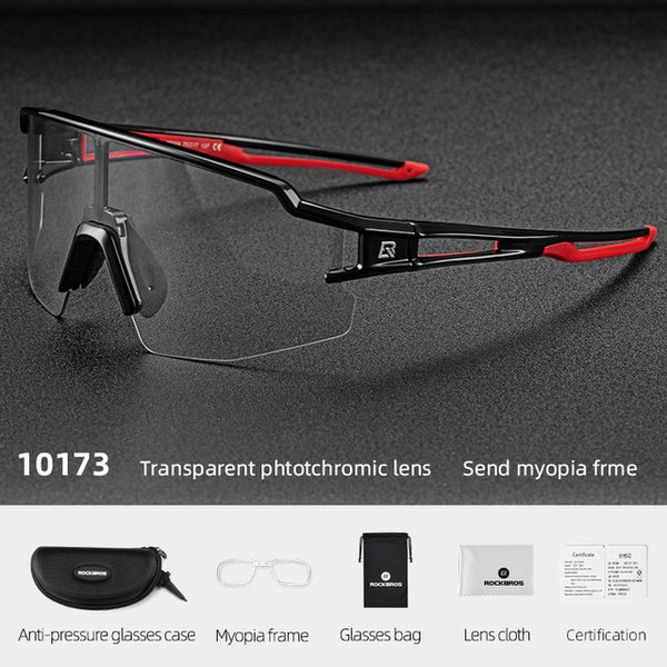 Photochromic Cycling Glasses Bike Bicycle Glasses Sports Men's Sunglasses MTB Road Cycling Eyewear Protection Goggles | Vimost Shop.