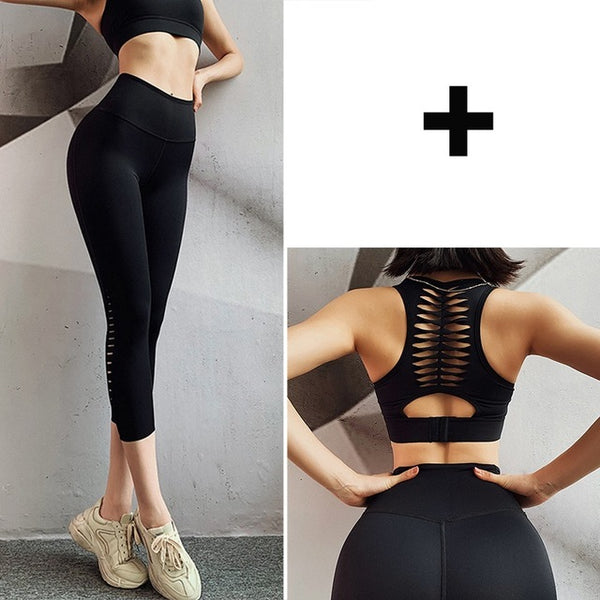 Yoga Crop Top Push up Underwear Gym Running Shockproof Shirt | Vimost Shop.