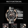 Men Watch Sport luminous chronograph leather Waterproof Top Brand OLEVS Fashion Luxury quartz clock watch Relogio Masculino | Vimost Shop.