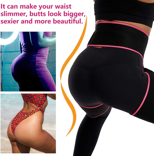 Women Neoprene Thigh Trimmer Slim High Waist Tranier Body Shaper Butt Lifter Shaperwear Workout Fitness Tummy Control Belt | Vimost Shop.