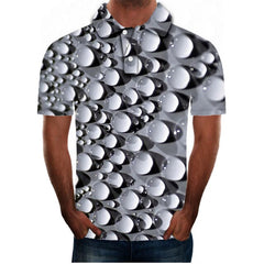 polo shirt men beer 3D Print Short Sleeves Polo Shirt New Summer Slim Casual Polo Shirt Men Clothing polo homme