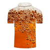 polo shirt men beer 3D Print Short Sleeves Polo Shirt New Summer Slim Casual Polo Shirt Men Clothing polo homme | Vimost Shop.