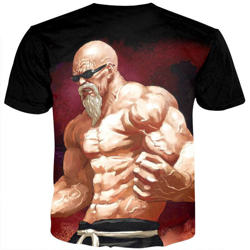 Men Anime Print Dragon Ball 3D T-Shirt Oogway Tees Master Roshi Men T shirt Streetwear Plus Size | Vimost Shop.