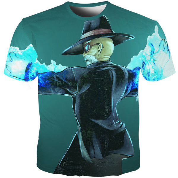 Men Anime Print Dragon Ball 3D T-Shirt Oogway Tees Master Roshi Men T shirt Streetwear Plus Size | Vimost Shop.
