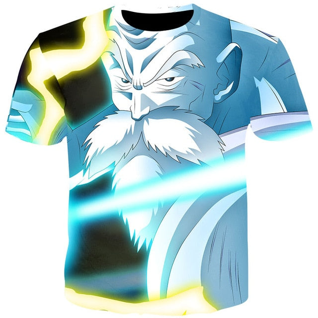 Men Anime Print Dragon Ball 3D T-Shirt Oogway Tees Master Roshi Men T shirt Streetwear Plus Size | Vimost Shop.