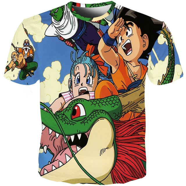 Men Anime Print Dragon Ball 3D T-Shirt Oogway Tees Master Roshi Men T shirt Streetwear Plus Size | Vimost Shop.
