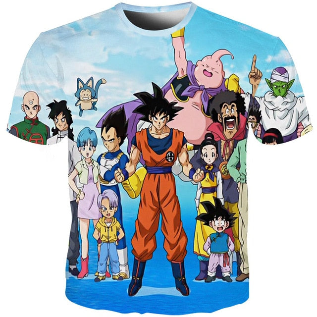 Men Anime Print Dragon Ball 3D T-Shirt Oogway Tees Master Roshi Men T shirt Streetwear Plus Size | Vimost Shop.