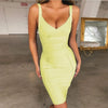 Arrivals Aqua Blue Spaghetti Strap Summer Sexy Women Bandage Dress Party | Vimost Shop.