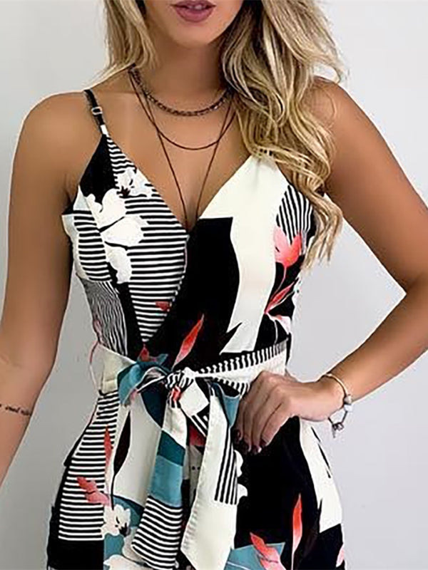 Women Jumpsuit Sexy Sleeveless Spaghetti Strap Bodysuit | Vimost Shop.