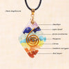 Orgone Stone Sweater Chain Necklace Orgonite Necklace Reiki Healing Energy Generator Yoga Meditation Jewelry 7 Chakra Necklace | Vimost Shop.