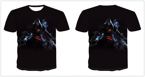 Skull graphic T-shirt horror men's T-shirt 3D fashion tops summer T-shirt men's O-neck shirt boy clothing plus size streetwear | Vimost Shop.