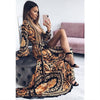 Womens Maxi Dress Sexy Paisley Party Dress Robe Clubwear | Vimost Shop.