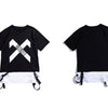 Hip Hop Streetwear T Shirt  Summer Patchwork Printed Tactica Harajuku Short Sleeve Oversized Mens T Shirts | Vimost Shop.