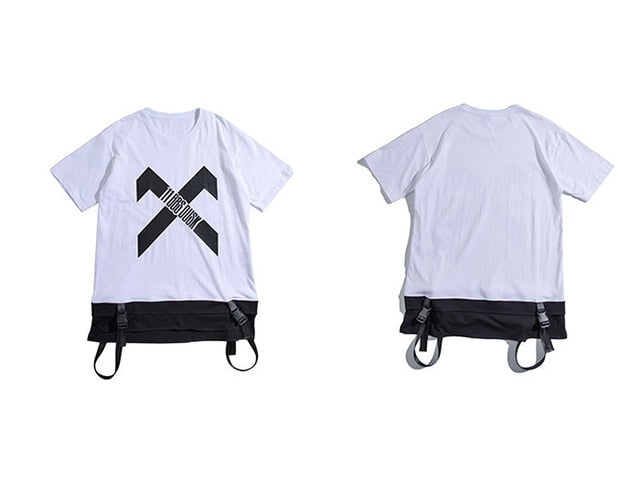 Hip Hop Streetwear T Shirt Summer Patchwork Printed Tactica Harajuku Short Sleeve Oversized Mens T Shirts | Vimost Shop.